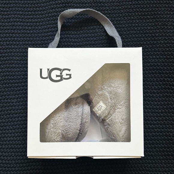 UGG Bixbee Fleece Baby Bootie - Charcoal, Size 4/5 (12-18 months) - Picture 6 of 7